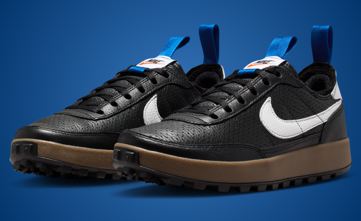 Tom Sachs x NikeCraft General Purpose Shoe Black White Team Royal