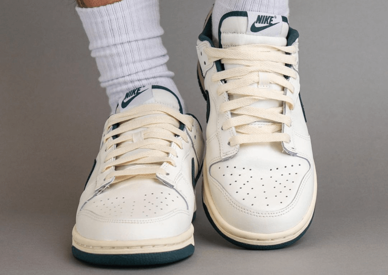 The Nike Dunk Low Athletic Department Sail Deep Jungle Releases Holiday ...