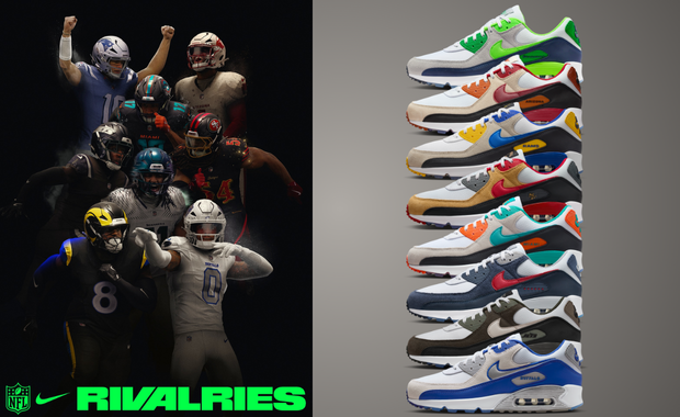 NFL x Nike Air Max 90 Rivals Pack
