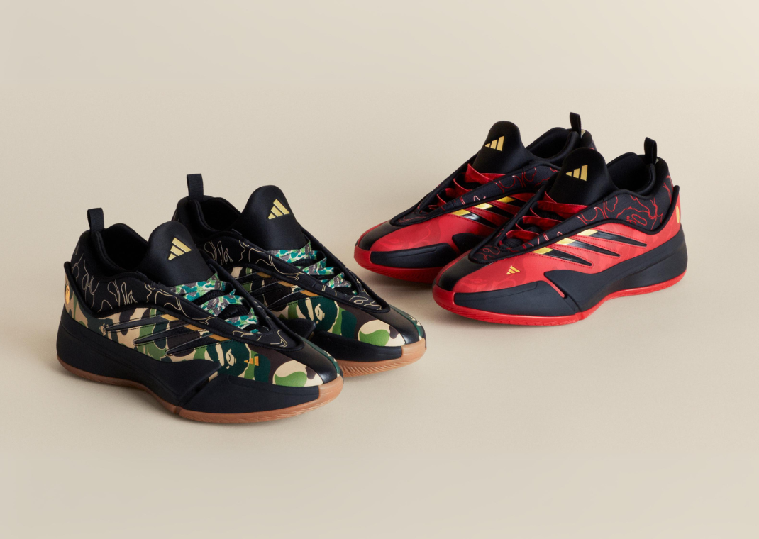 The BAPE x adidas Dame 9 Releases August 2024