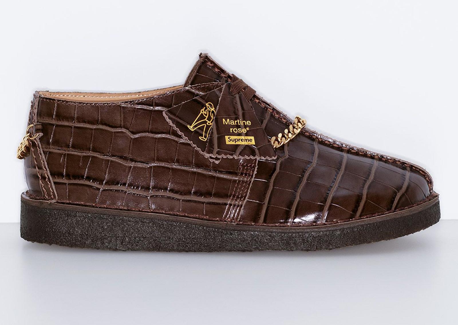 Martine Rose x Supreme x Clarks Originals Desert Trek Brown Lateral