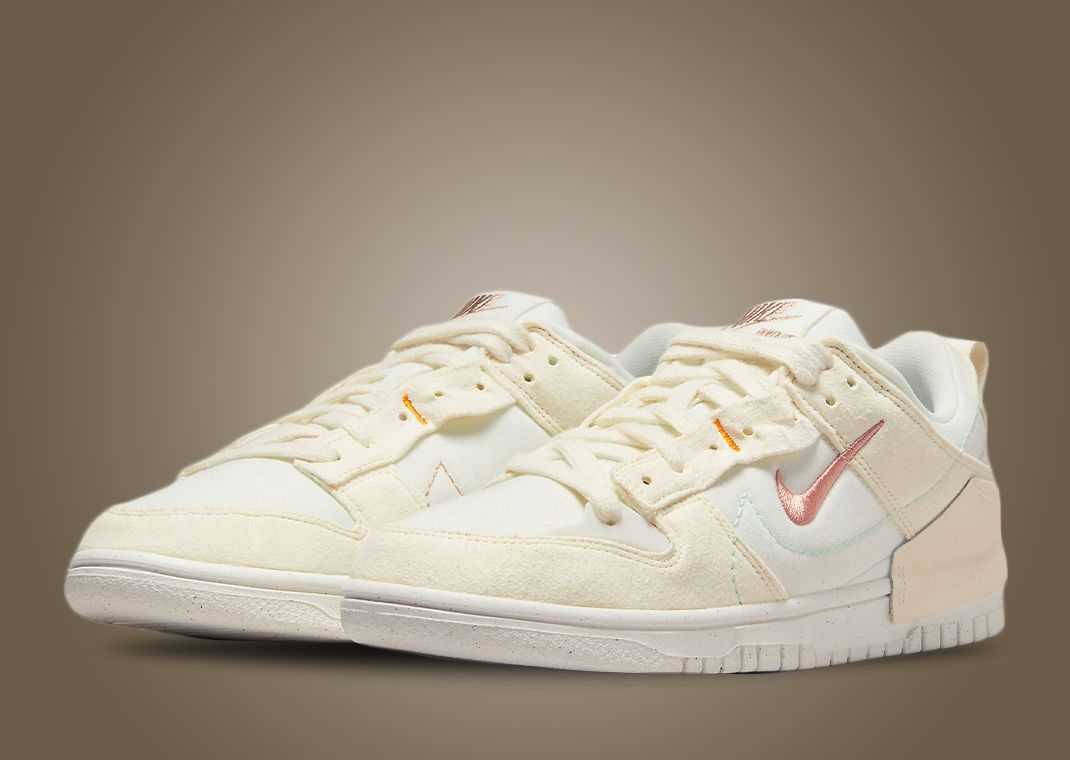 Various Cream Shades Dress This Women's Nike Dunk Low Disrupt 2