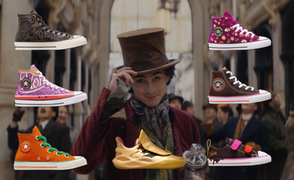 The Willy Wonka x Converse Collection Releases December 2023