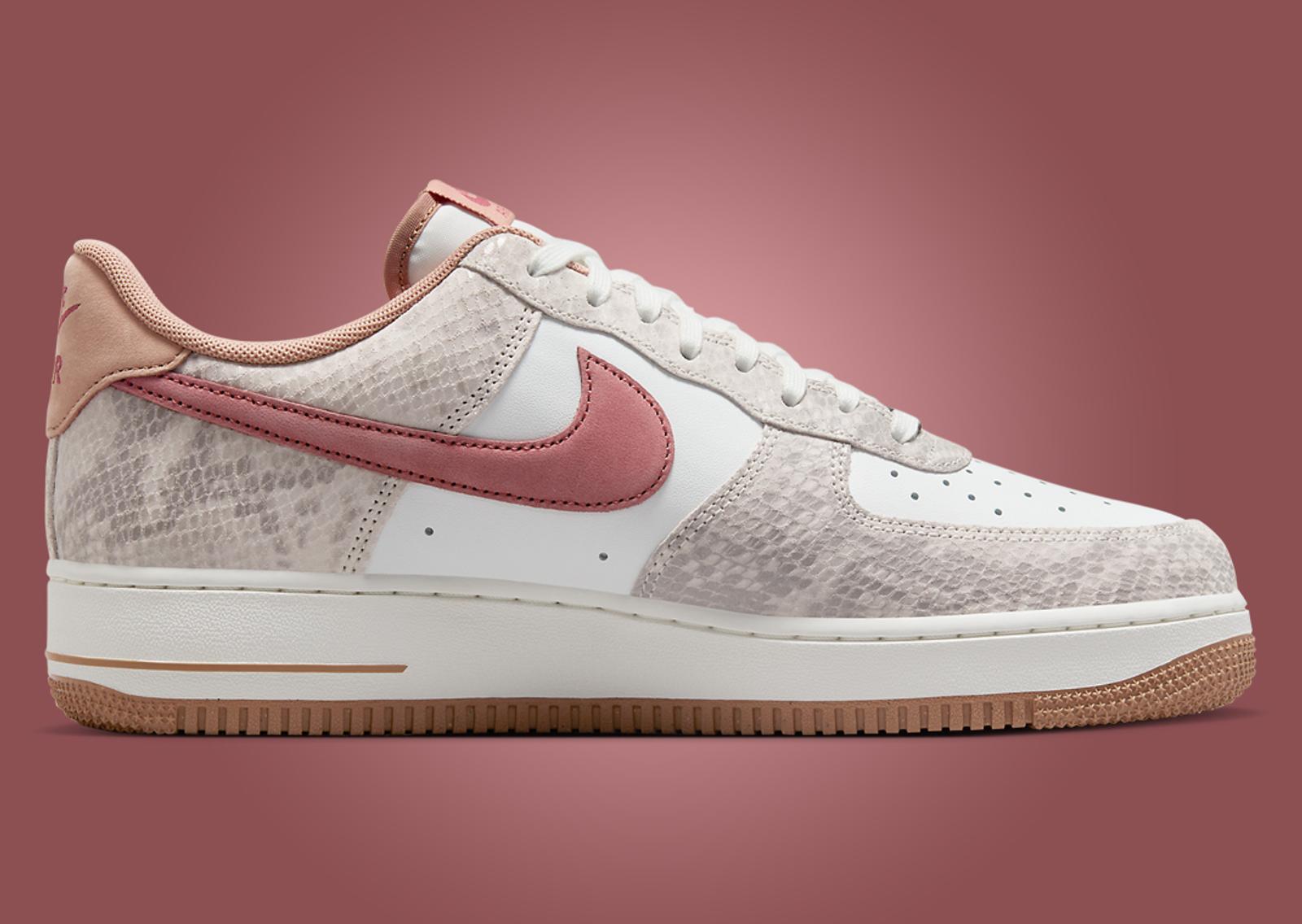 Nike Air Force 1 Low Snakeskin Summit White Medial