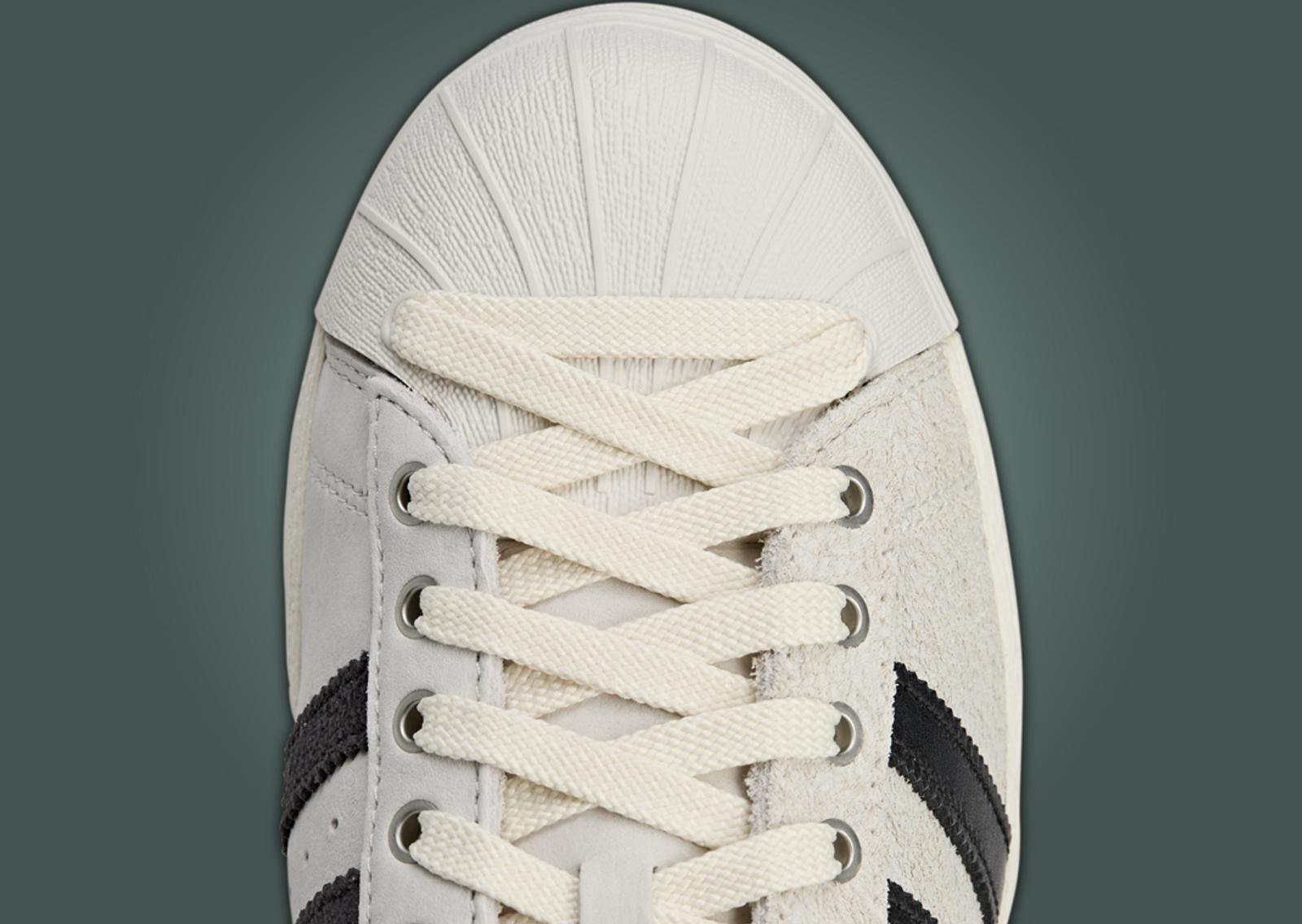 SFTM x adidas Superstar 82 Cream White Toe