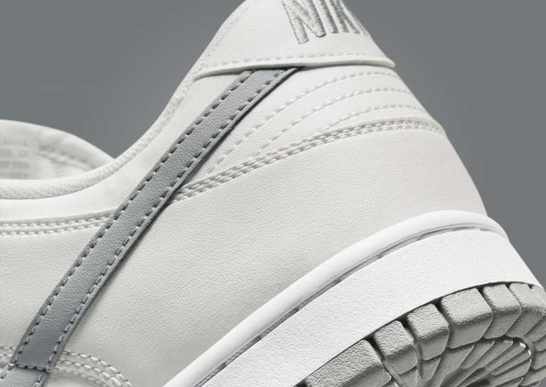 Nike Dunk Low Summit White Light Smoke Grey Heel