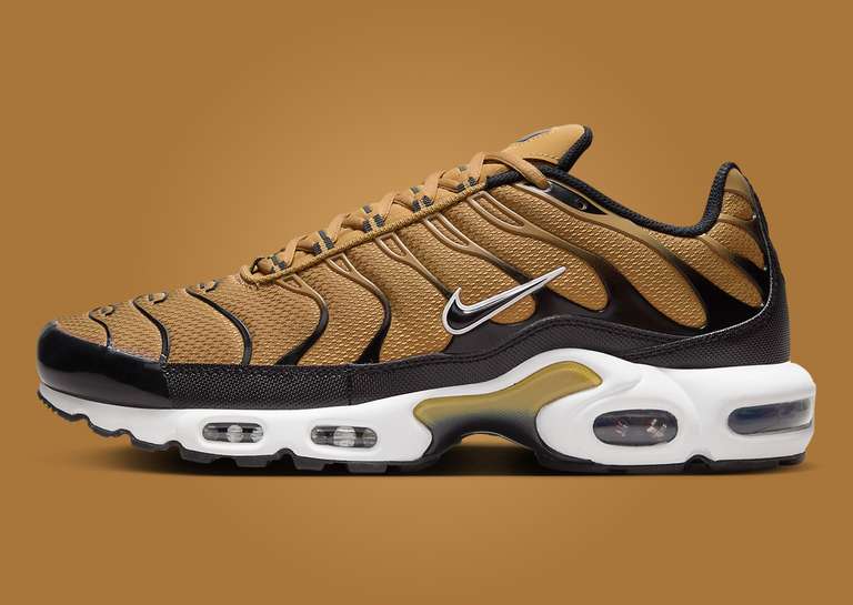 Nike Air Max Plus Golden Harvest Black Lateral