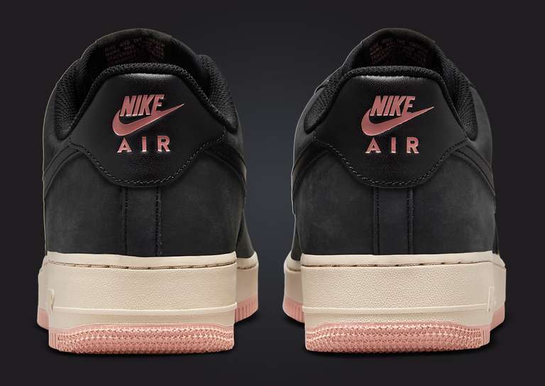 Nike Air Force 1 Low LX Black Red Stardust Back