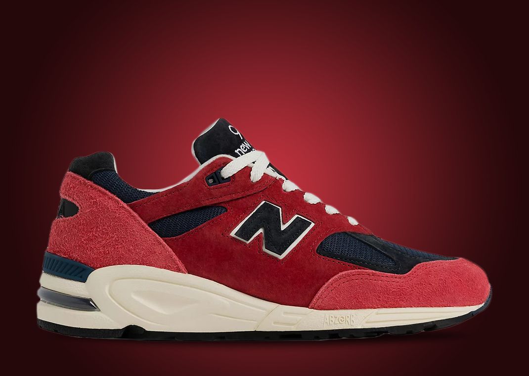 This New Balance 990v2 Made In USA By Teddy Santis Comes In A Red