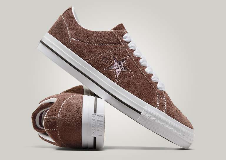 Quartersnacks x Converse One Star Pro Ox Brown Lateral and Heel
