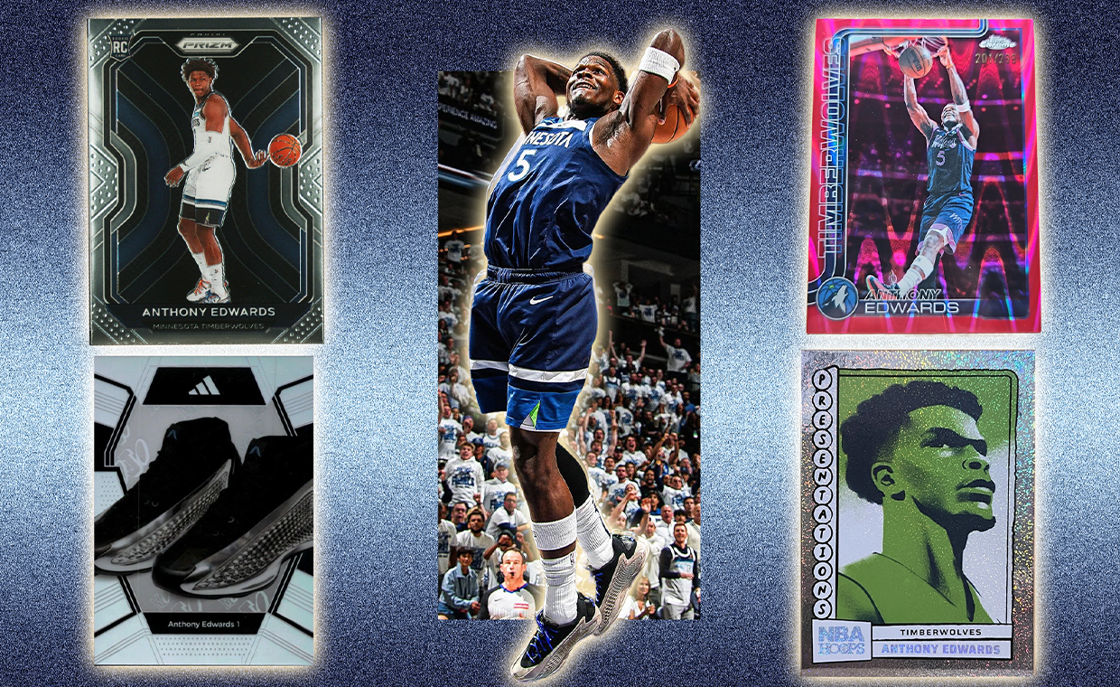 Anthony Edwards cards for under $100