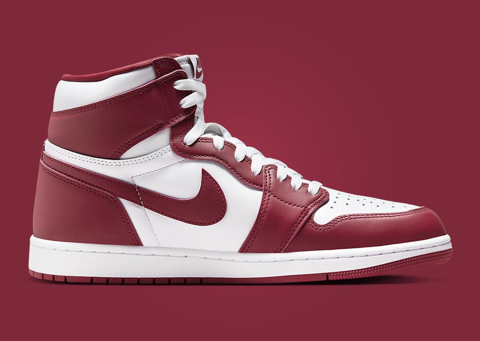 Air Jordan 1 Retro High OG White Team Red Medial