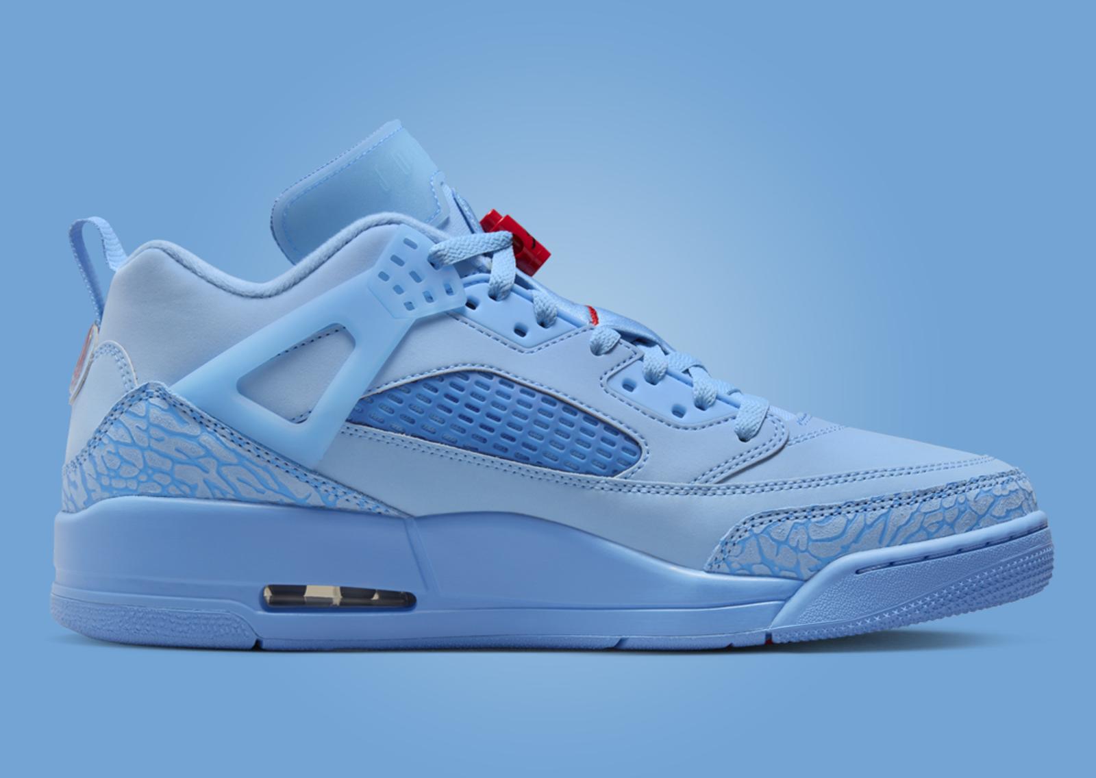 Jordan Spizike Low Football Blue Medial