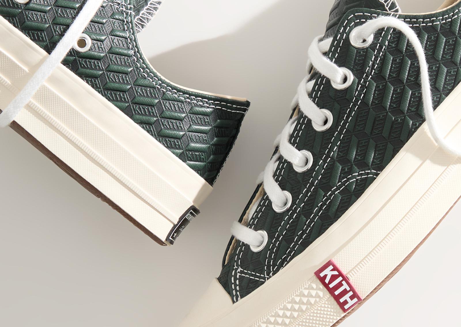 Kith Classics x Converse Chuck Taylor All Star 70 Ox Green Scarab Detail