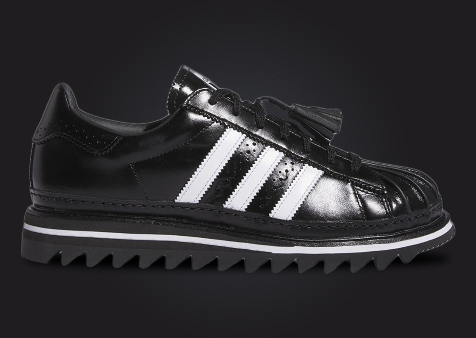 CLOT x adidas Superstar Black White Lateral