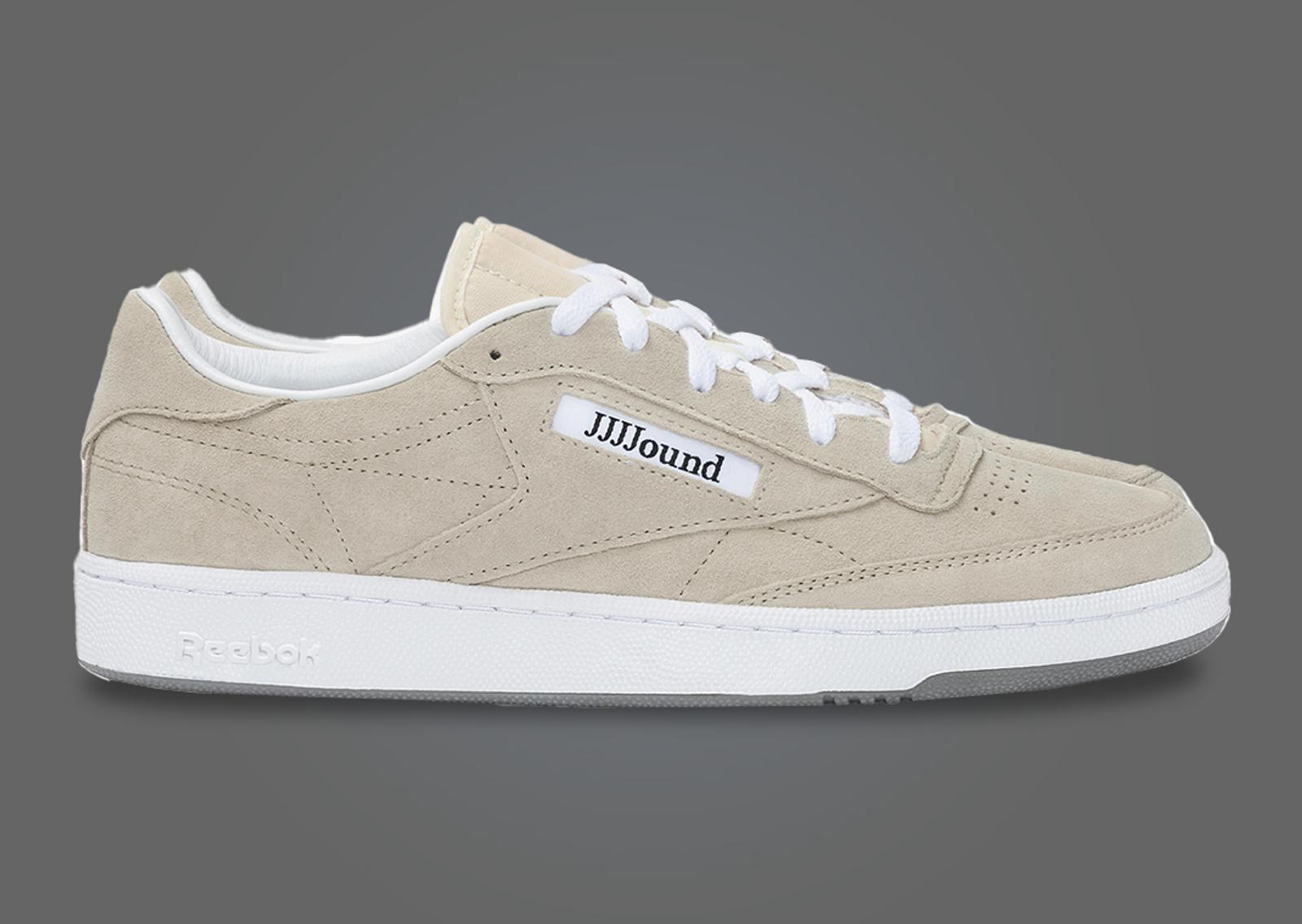 JJJJound x Reebok Club C Tan Lateral