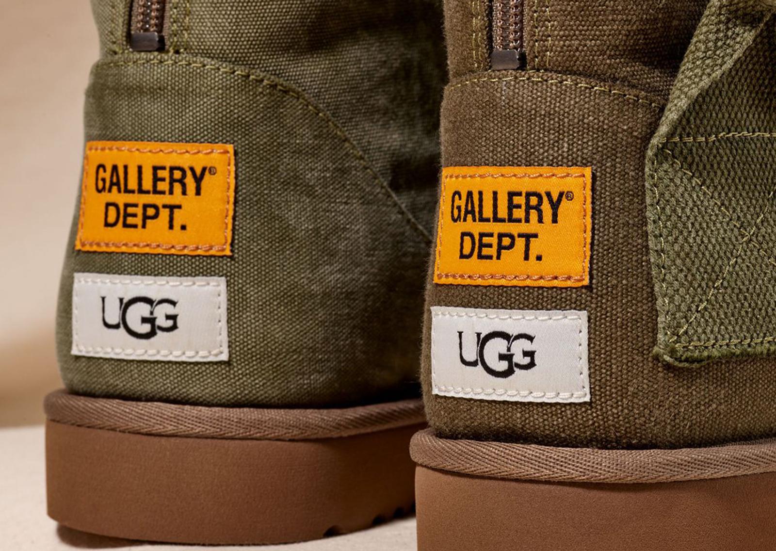 Gallery Dept. x UGG Canvas Boot Heel Detail