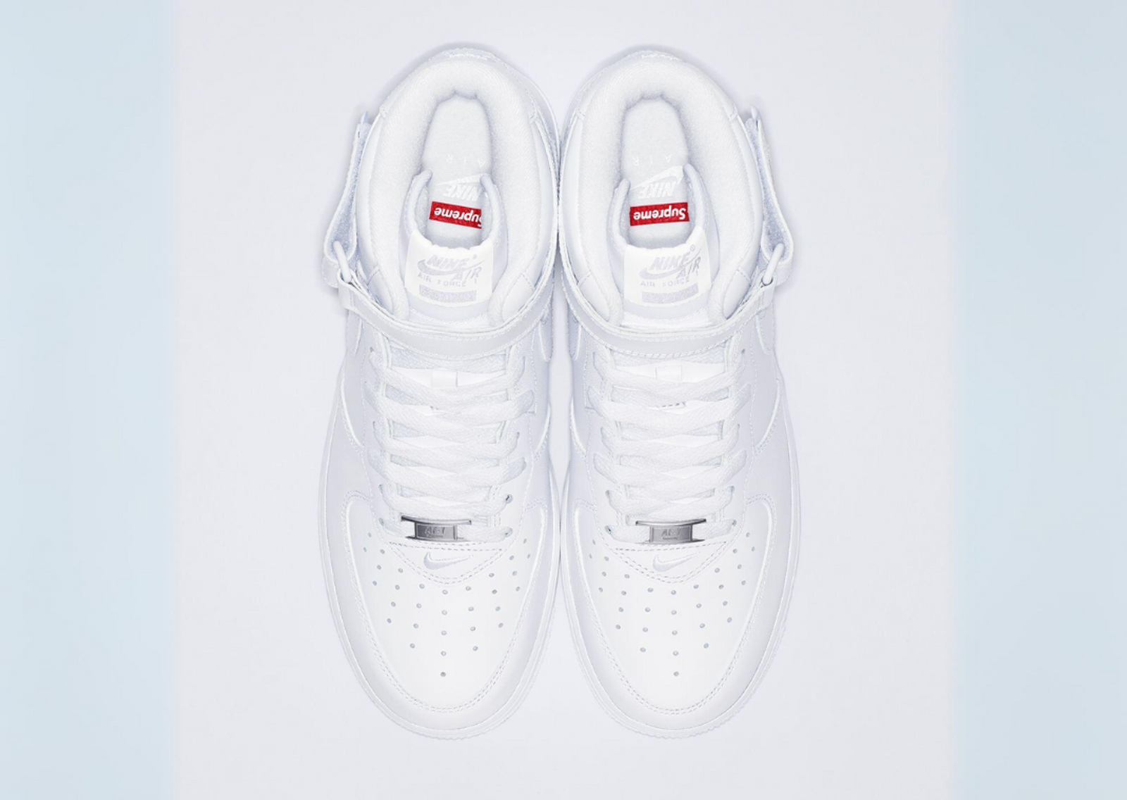 Supreme x Nike Air Force 1 Mid SP White Top