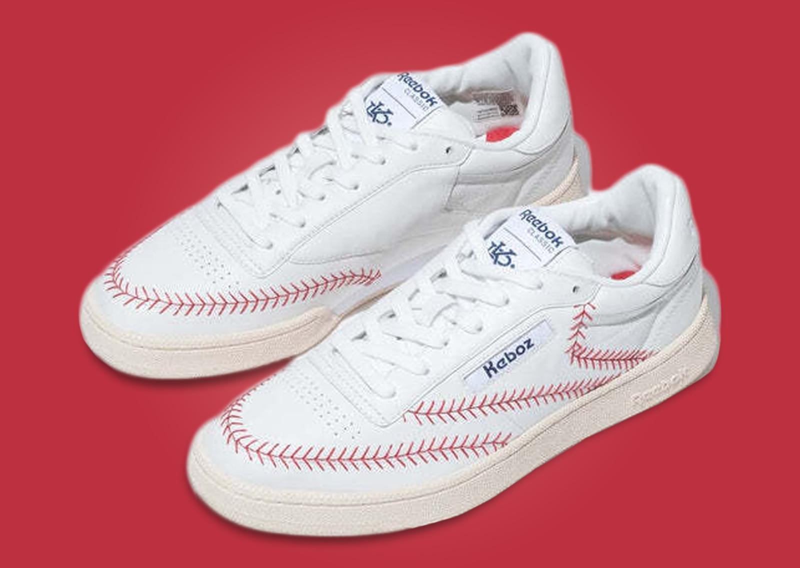 atmos x Keboz x Reebok Club C 85 Vintage Baseball Angle