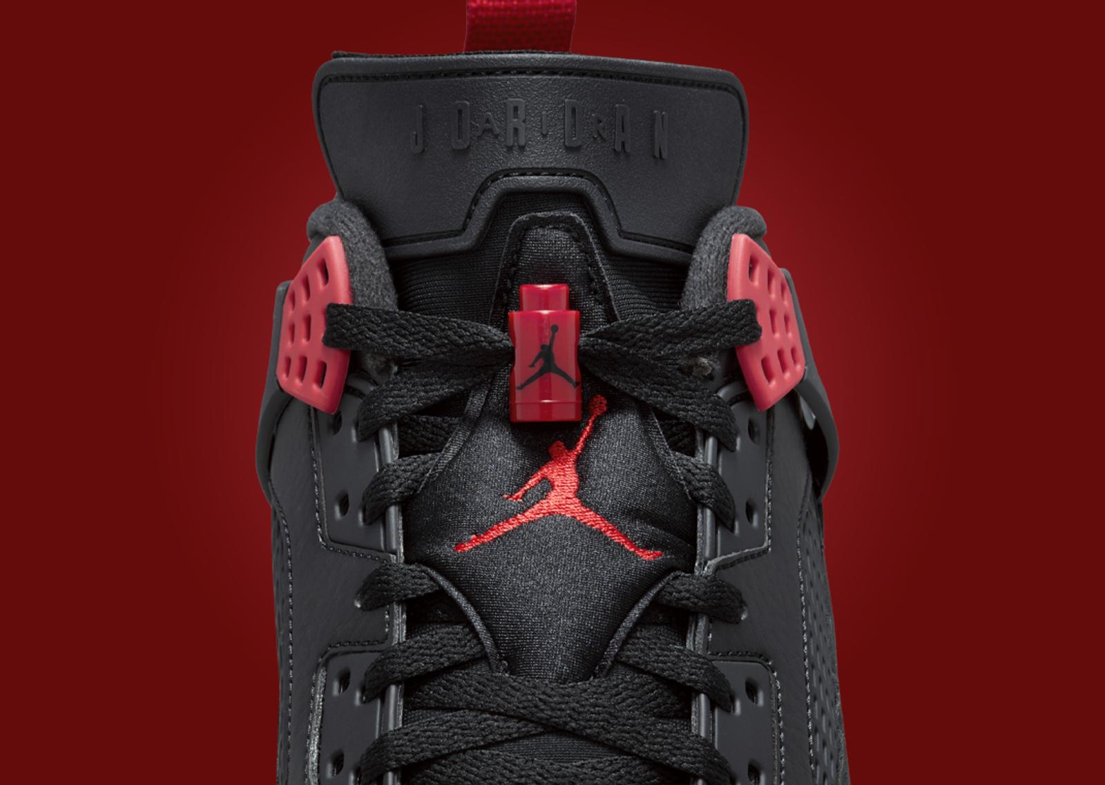 Jordan Spizike Low Bred Tongue Detail