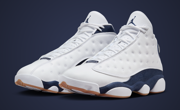 Midnight Navy Accents This Air Jordan 13 For August 2024