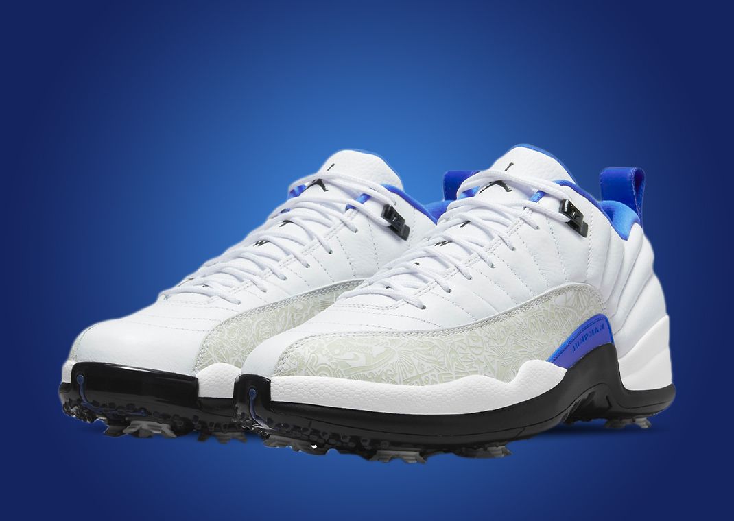 Laser Print Accents This Air Jordan 12 Low Golf