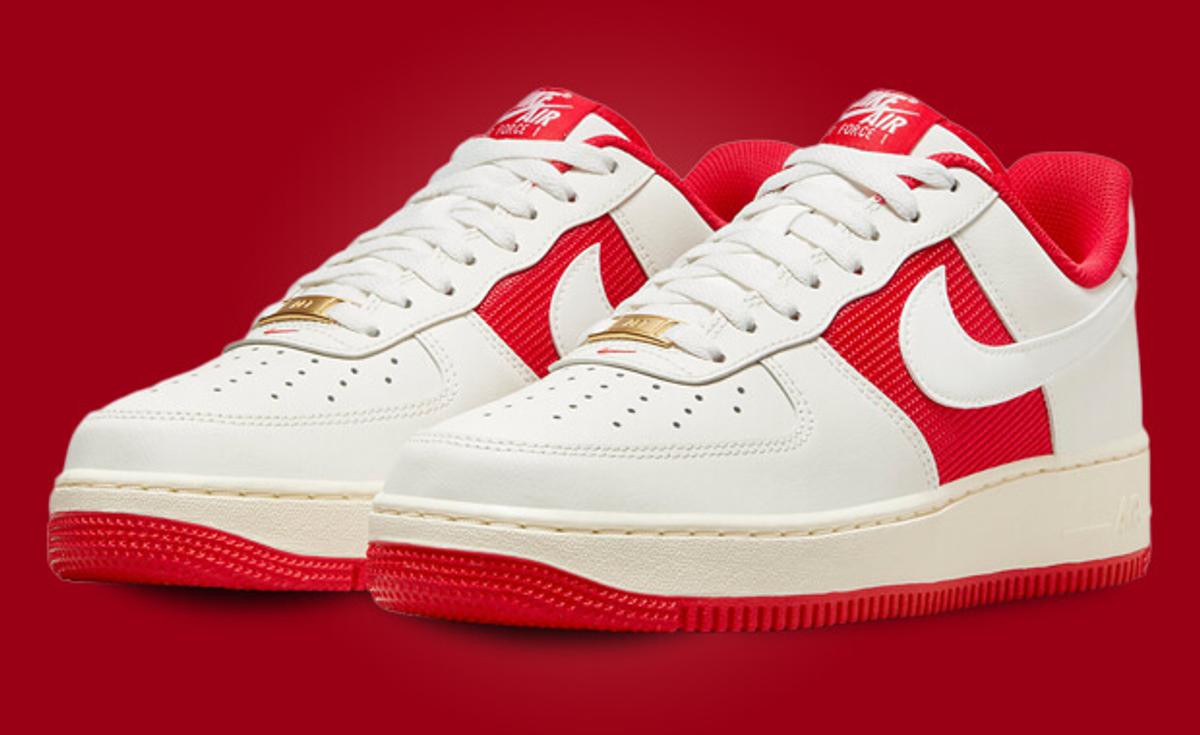 The Nike Air Force 1 Low Athletic Department White Red Takes Us Back To School