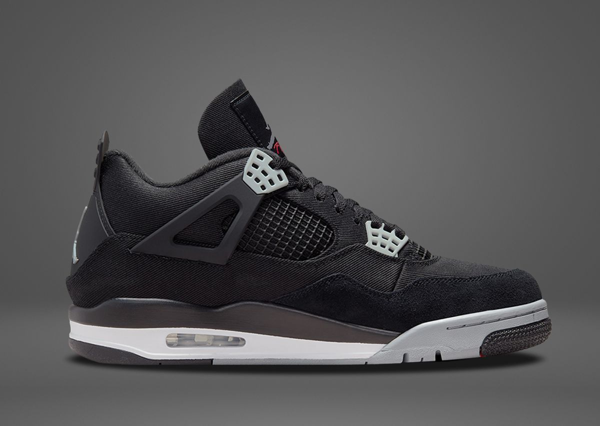 Jordan 4 Black Canvas 2023 Restock