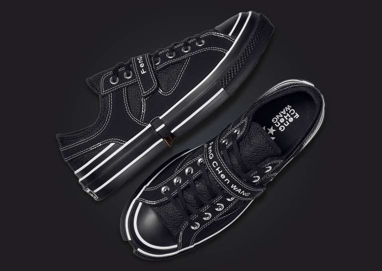 Feng Chen Wang x Converse Chuck 70 Ox 2-in-1 Black Lateral and Top