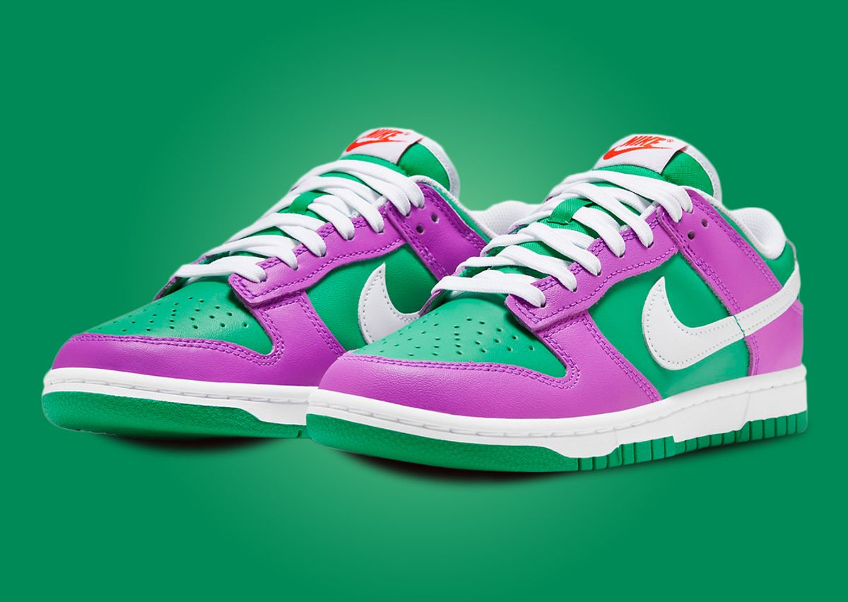 Green and purple nikes Clearance