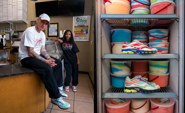 Lapstone Presents Jimmy G’s Water Ice Saucony ProGrid Omni 9 Water Ice Pack