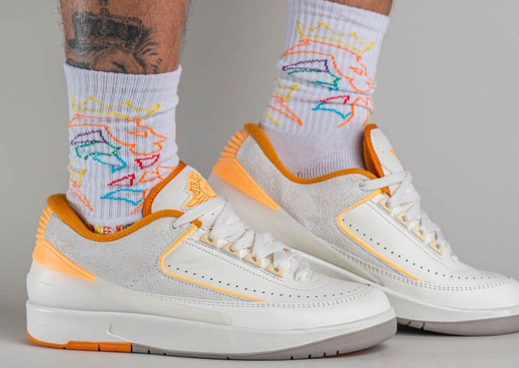 Melon Tint And Light Curry Accent This Air Jordan 2 Low