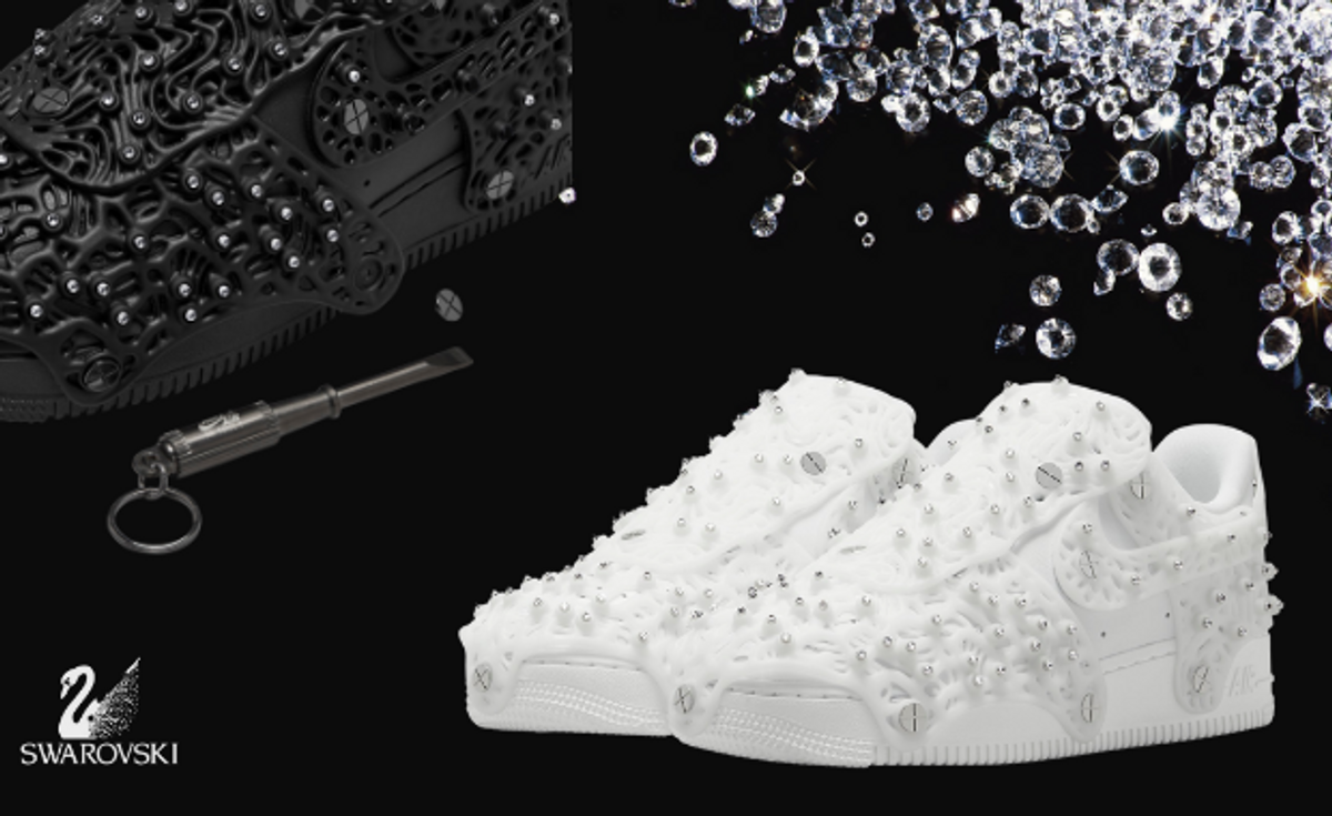 Swarovski Adds Crystals To The Nike Air Force 1 Low