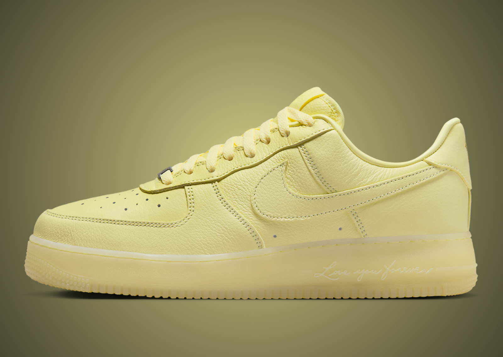 Drake x Nike Air Force 1 Low Certified Lover Boy Citron Tint Lateral