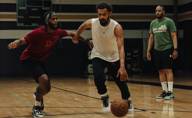 Trae Young teasing the Air Jordan 40
