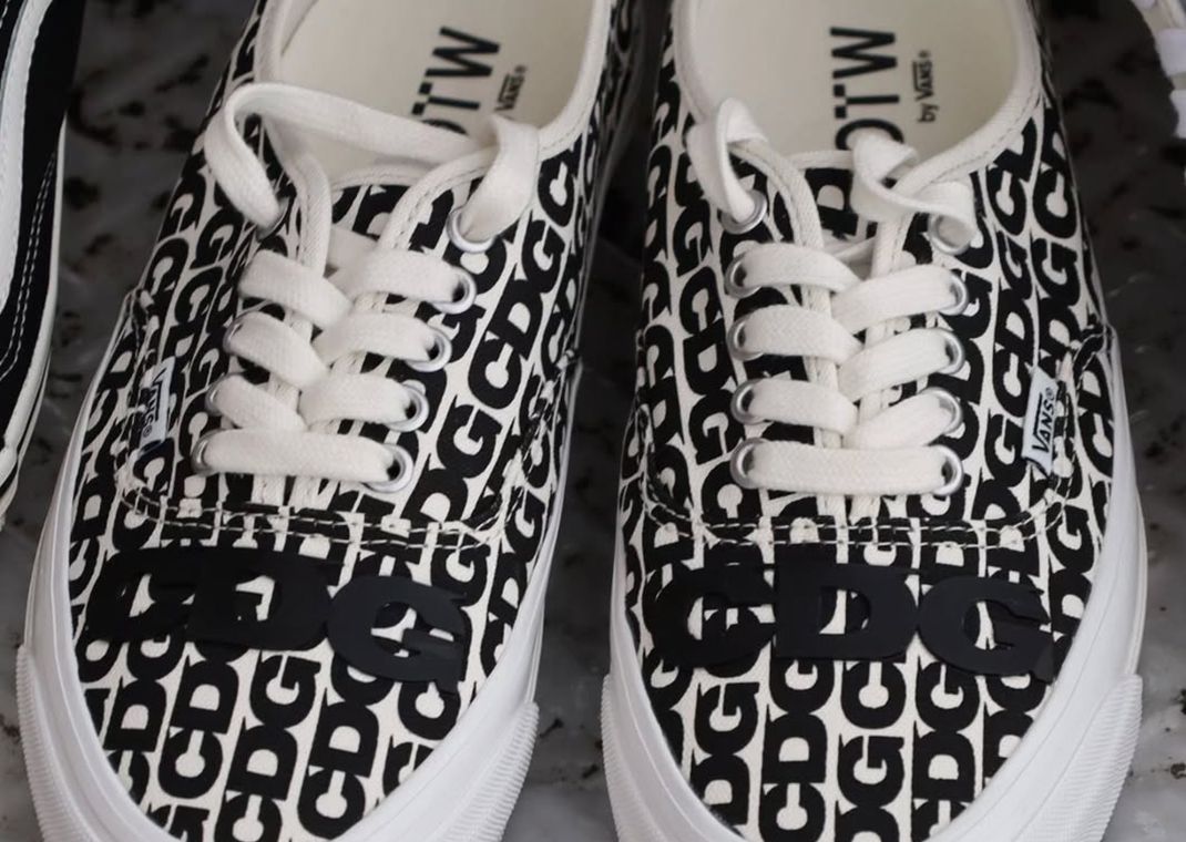 The Comme des Garçons x Vans Authentic Returns June 2025