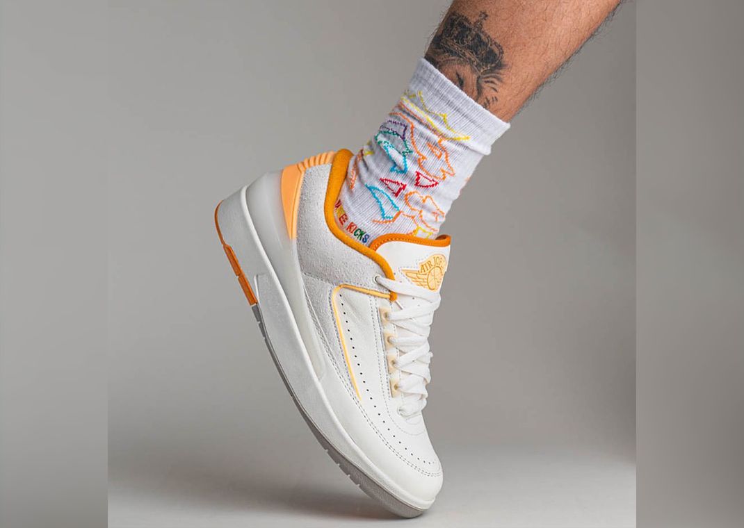 Melon Tint And Light Curry Accent This Air Jordan 2 Low