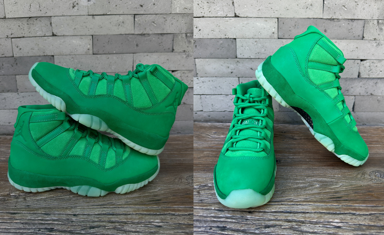 Air Jordan 11 Retro Green Screen Monstars
