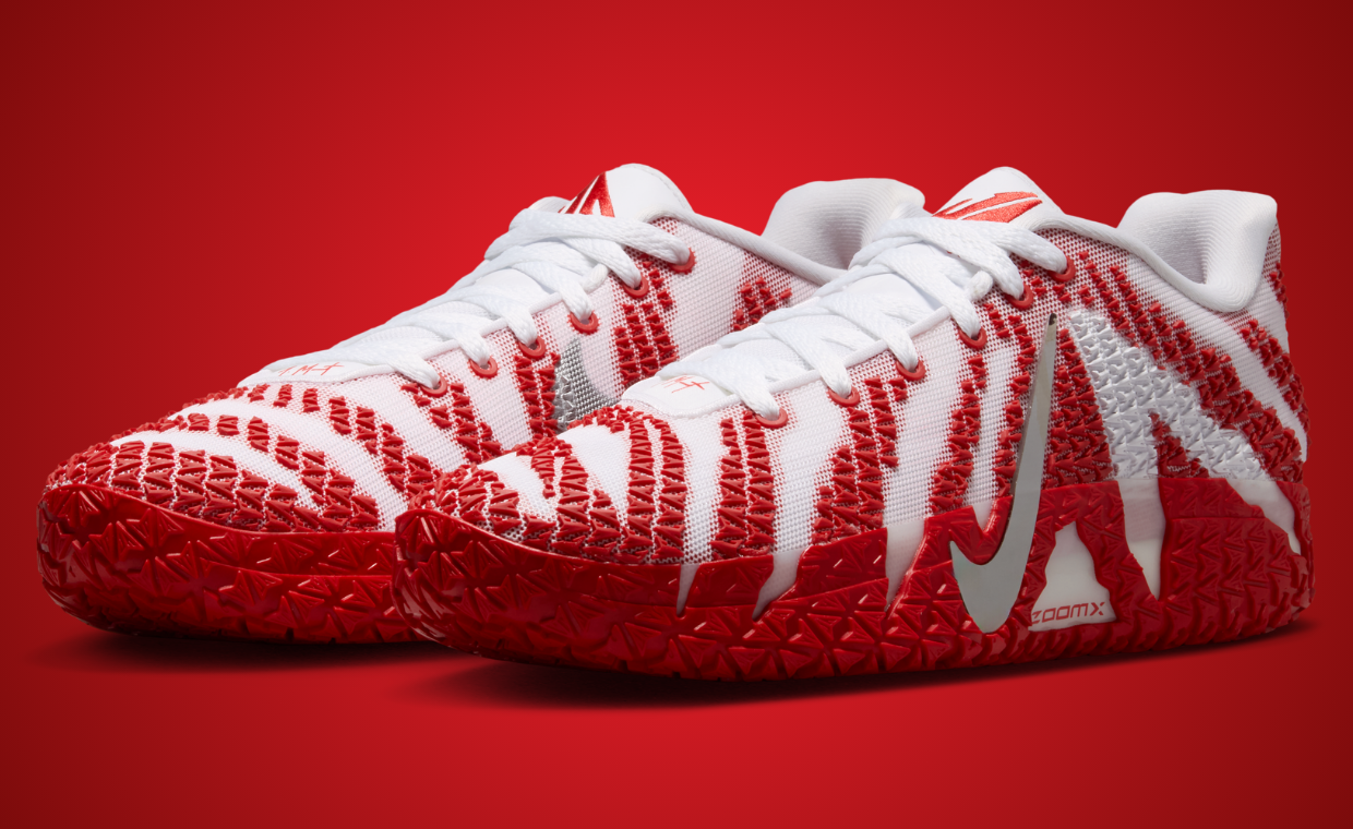 Nike Ja 3 TB White University Red