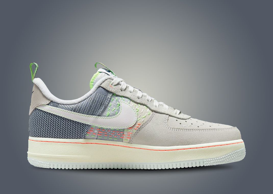 Striking Sashiko Stitching Decorates This Nike Air Force 1 Low