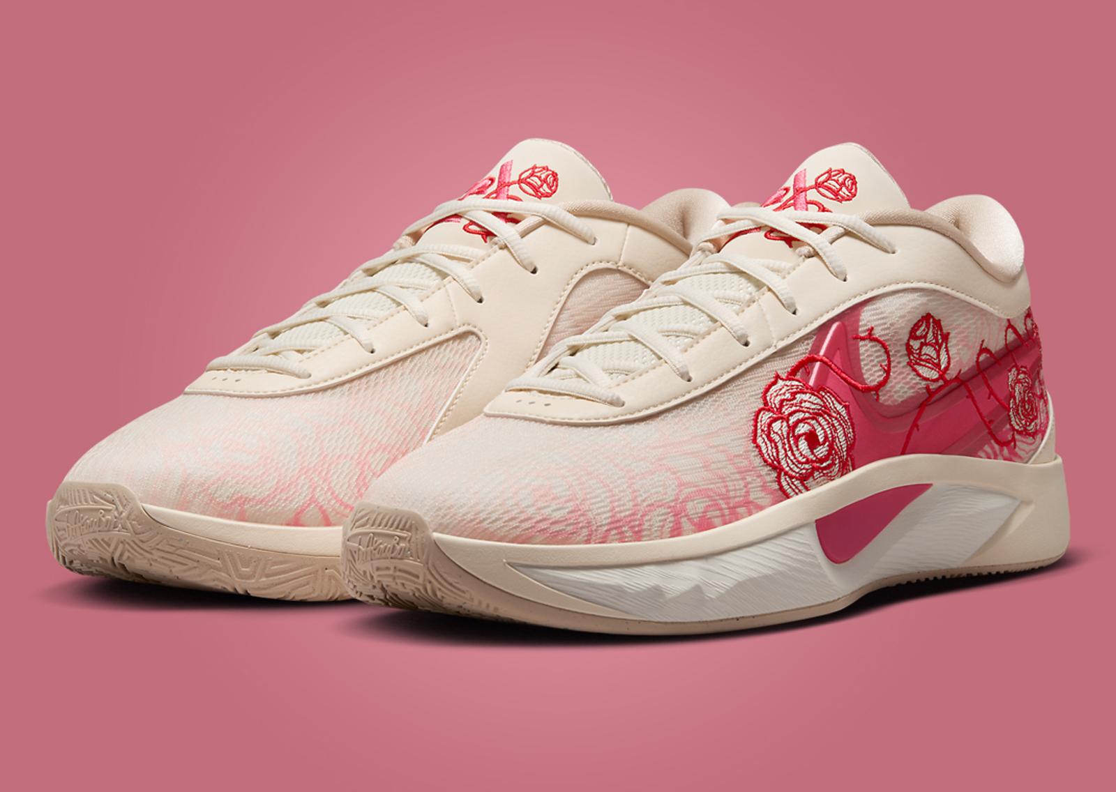 Nike Giannis Freak 6 Roses Angle