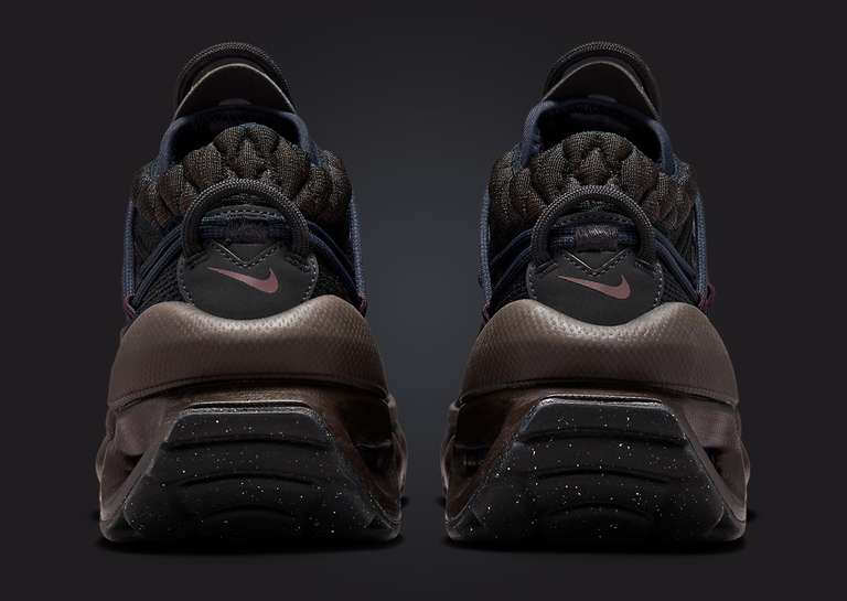 Nike Air Max Flyknit Venture Black Velvet Brown (W) Heel