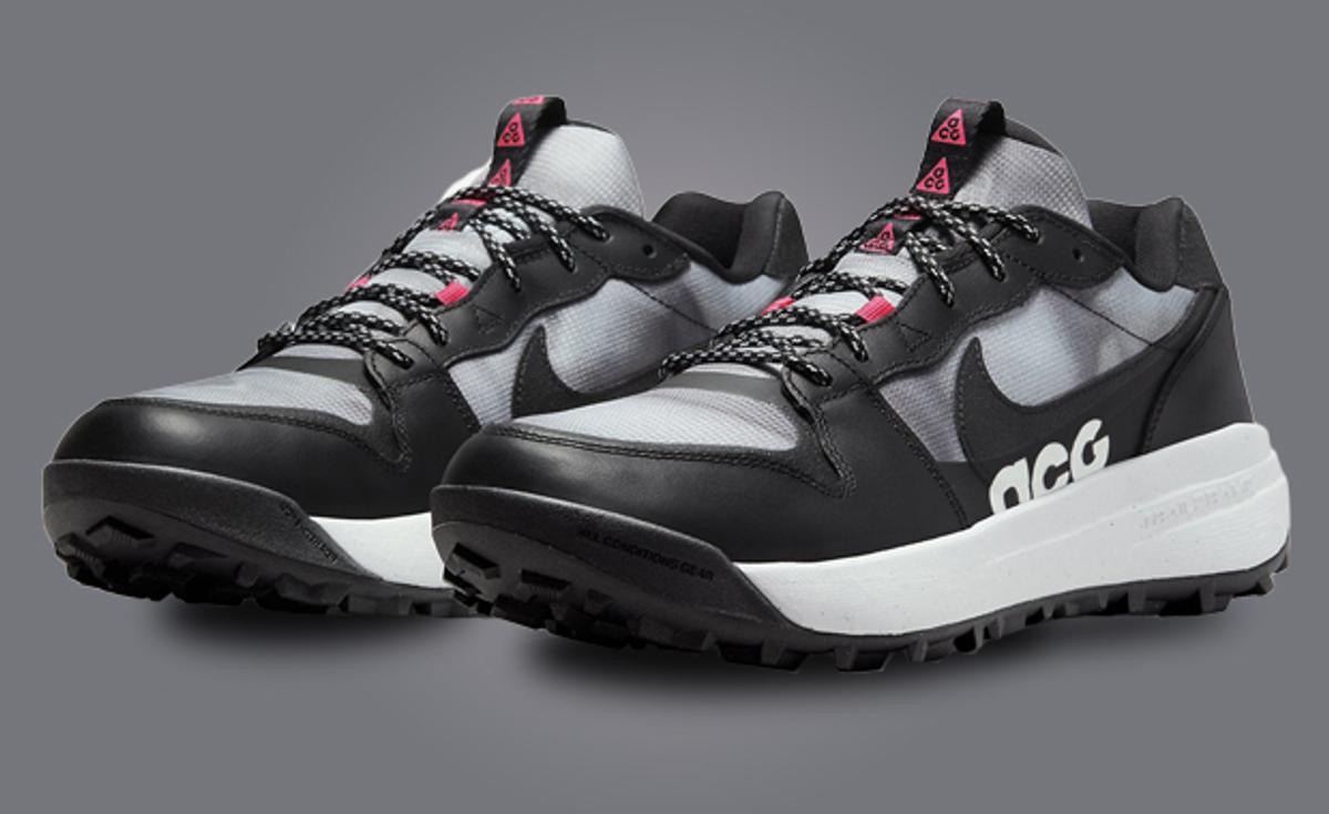 Explore The Great Outdoors With The Nike ACG Lowcate Wolf Grey Hyper Pink