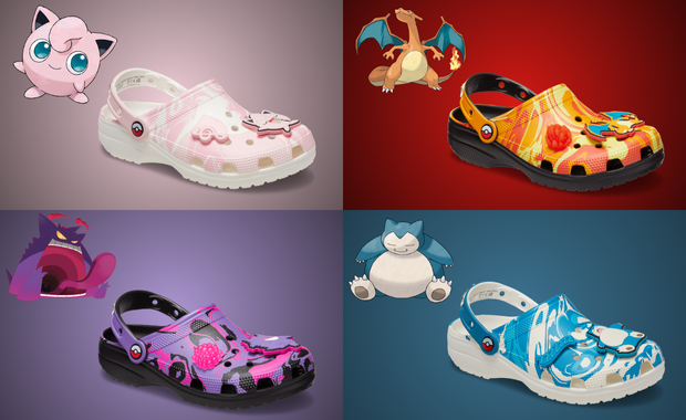 The Pokémon x Crocs Classic Clog Pack Releases Next Week