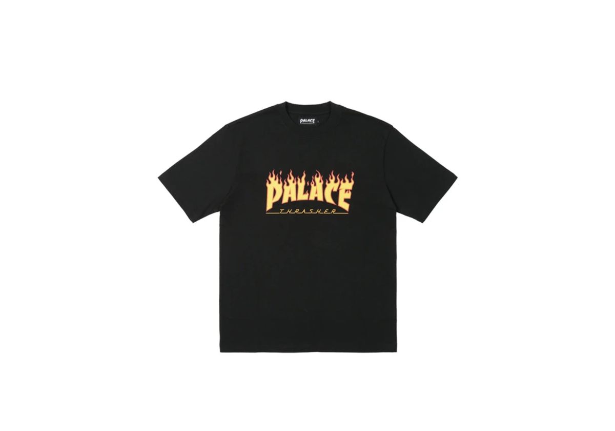Palace Thrasher SS24 Tee in Black