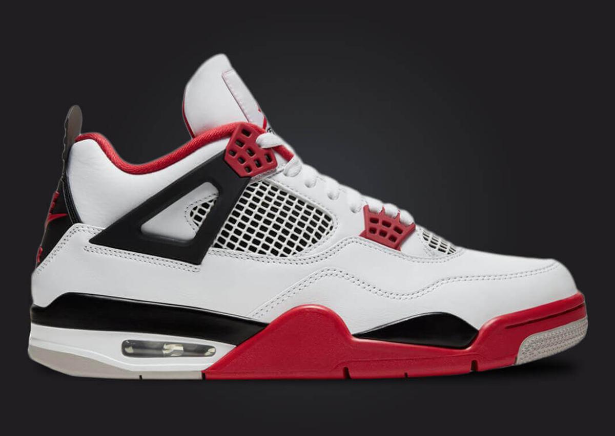 Air Jordan 4 Retro Fire Red (image via Nike)