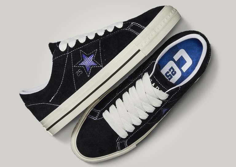 Quartersnacks x Converse One Star Pro Ox Black Lateral and Top