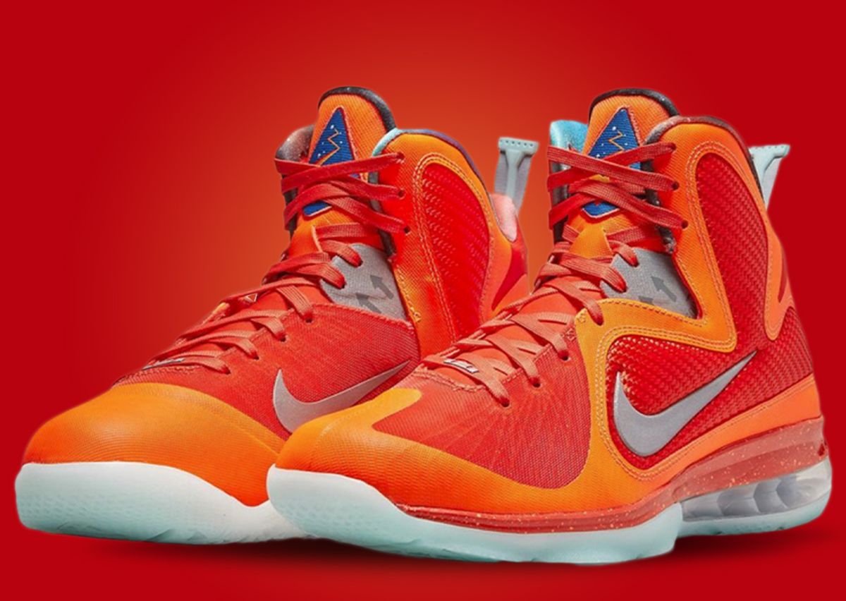 Nike lebron 9 Orange Clearance