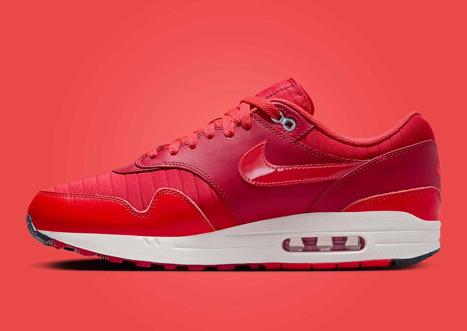 Nike Air Max 1 All Red Everything Medial