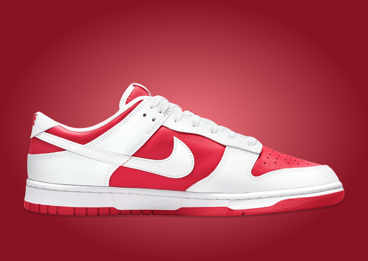 The Nike Dunk Low Championship Red Re-Releases Summer 2024